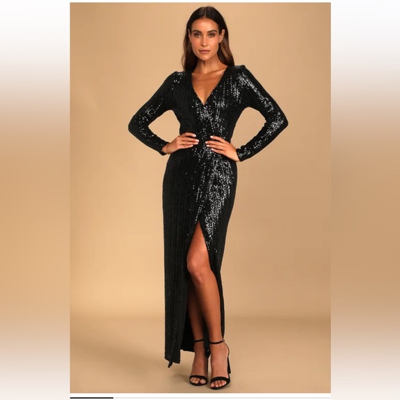 Formal sequin gown from Lulu’s! - Picture 1 of 4